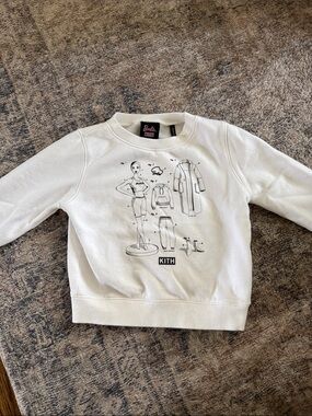 Kith White Barbie Graphic Crewneck